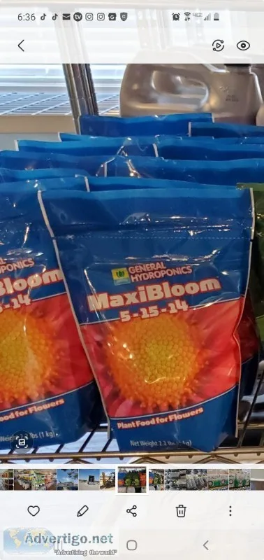 General Hydroponics MaxiBloom 2.2lbs