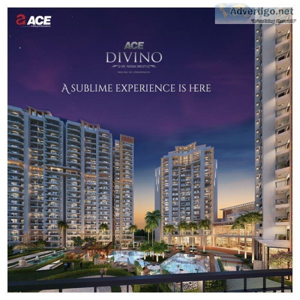 Ace divino Offers 234Bhk Luxurious Apartments in Ace Divino Noid