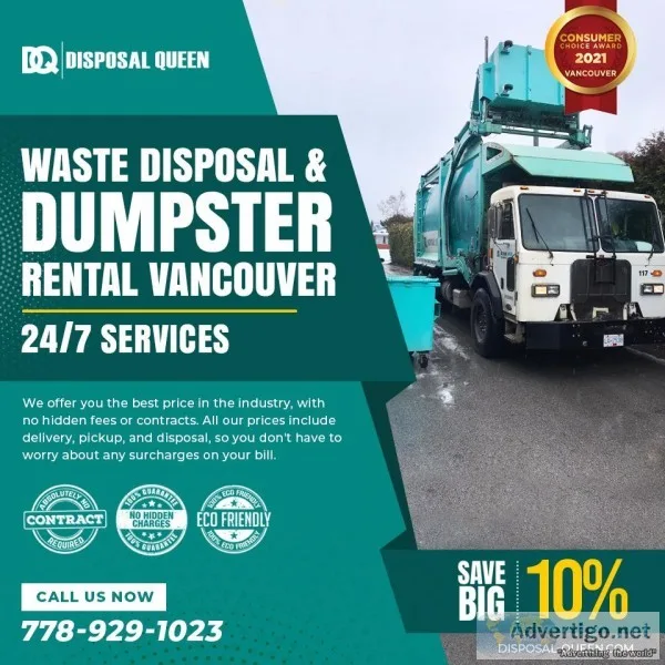Affordable Dumpster Bin Rental and Recycling Services Vancouver