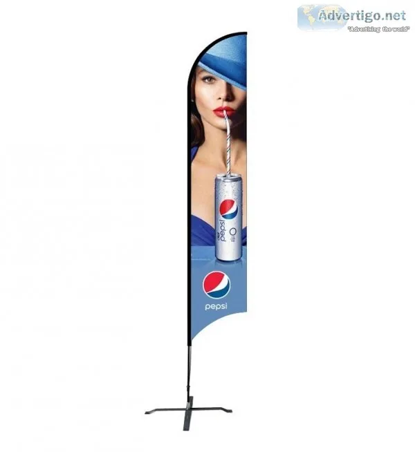 Outdoor exhibit displays in Ontario  Canadian Flag banner for Sa