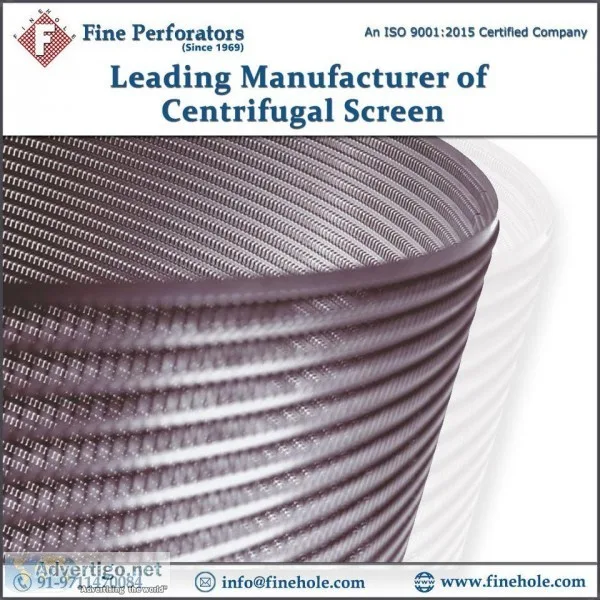 The Best Centrifugal Screen Manufacturer