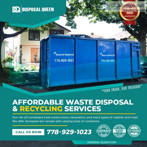 Disposal Queen Commercial and Residential Bin Rental Services Va