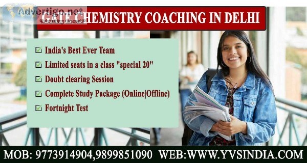Gate Chemistry Coaching in Delhi - TCS Institute