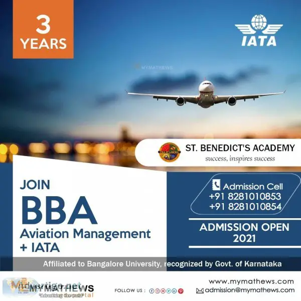 Admission Open BBA Aviation  IATA