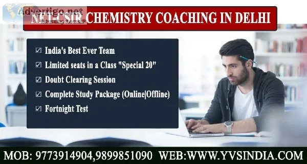 NET-CSIR Chemistry Coaching in Delhi