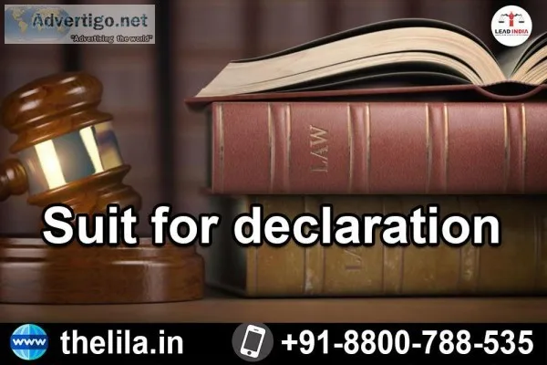 Suit for declaration - Lead India Law Associates