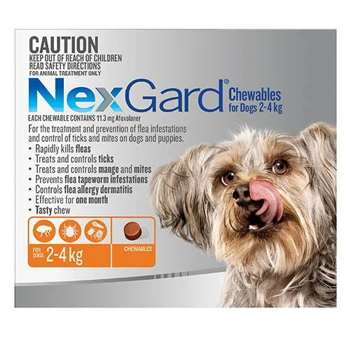 Buy Nexgard For Dogs Orange Pack  Flea and Tick Control  Online 