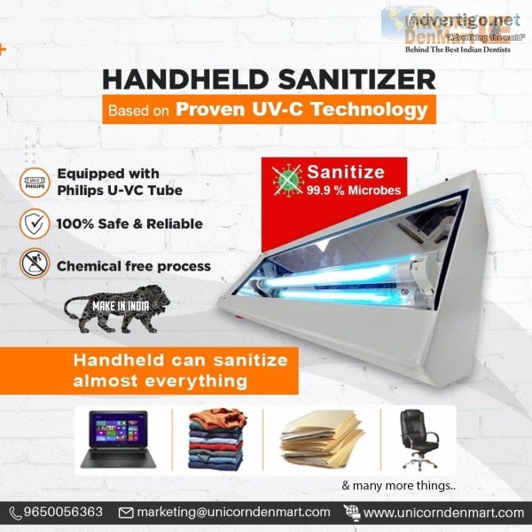 Corona UV-C Based Handheld Sanitizer - Unicorn Denmart