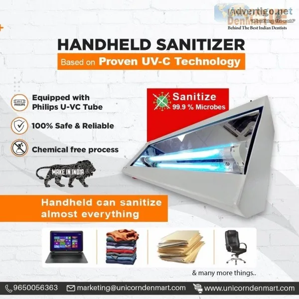 Corona UV-C Based Handheld Sanitizer - Unicorn Denmart