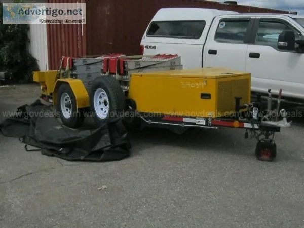 2013 Visual Inspection Systems Trailer Mounted Roller Brake Test