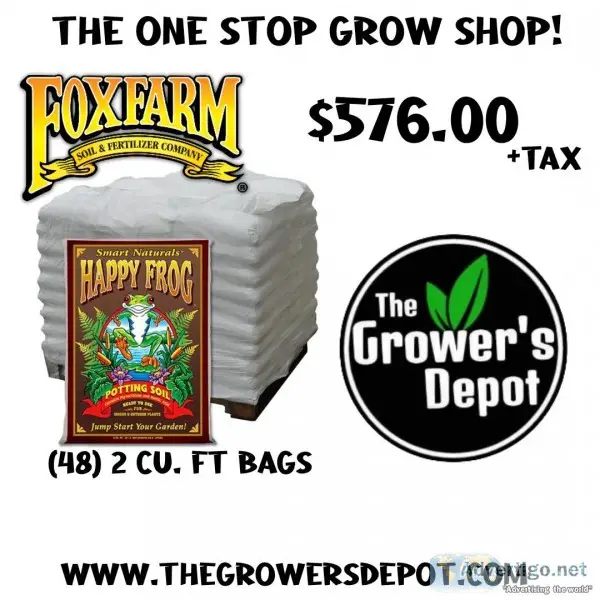 Fox Farm Happy Frog 2 cu ft (pallet 48 bags)