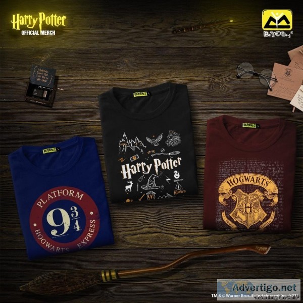 Order classic harry potter t-shirt this summer at beyoung