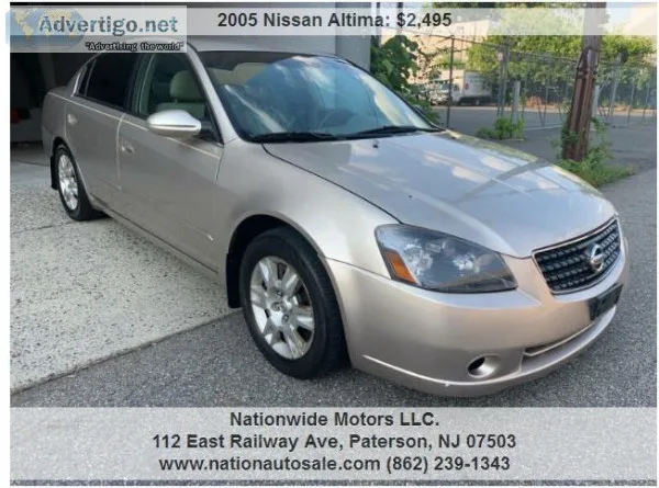 2005 Nissan Altima 2.5 4dr Sedan 2495