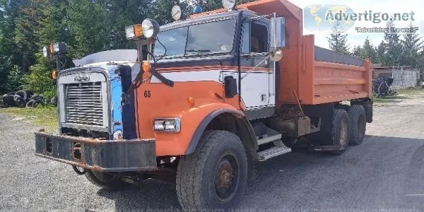1999 Freightliner model FLD120SD 6x4 8CY DumpPlow Truck