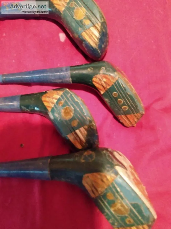 Vintage golf clubs