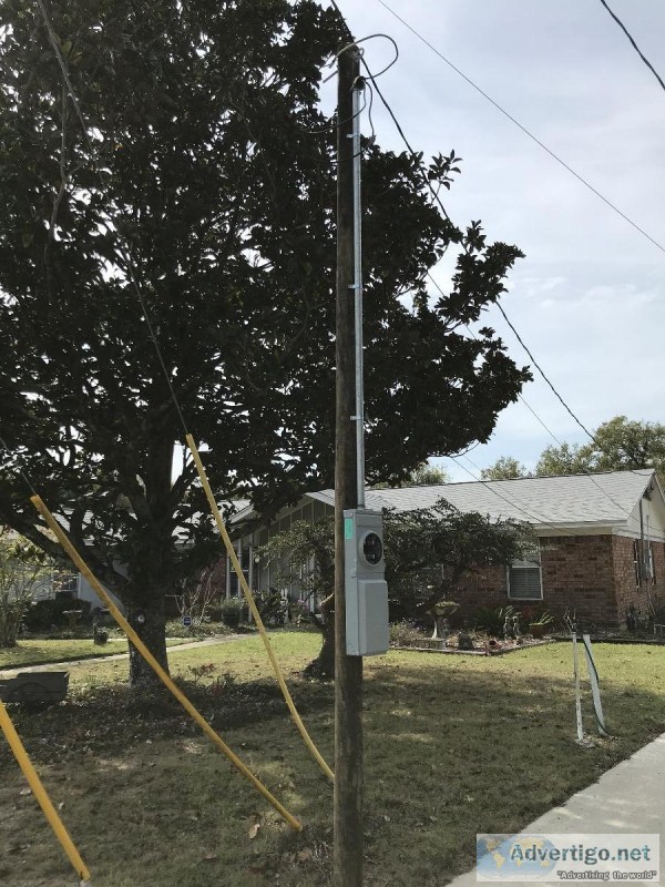 Contractor Electric Pole