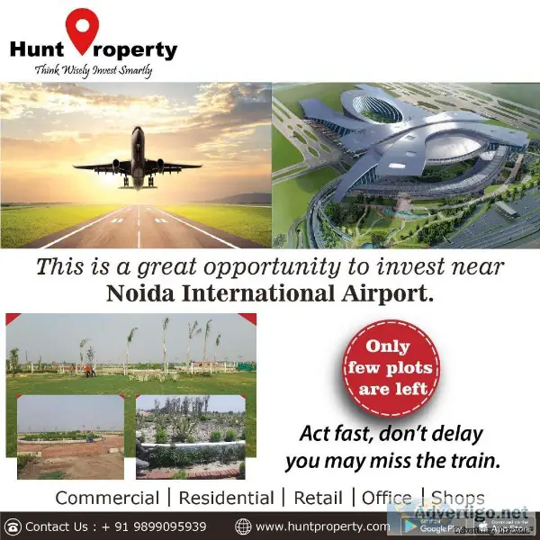 Great opportunity to invest near Noida International Airport.