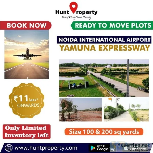 Booking open for plots near Noida International Airport. Contact