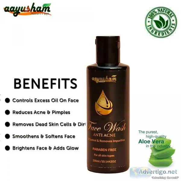Paraben Free Herbal Anti Acne Face Wash