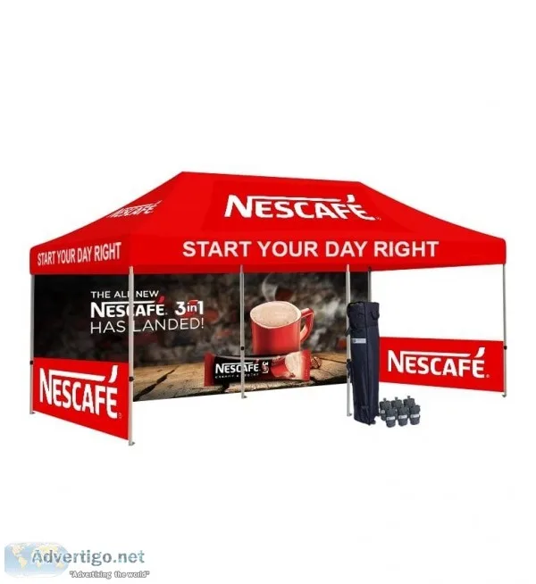Custom Tent with Full Color Graphics - Starline Tents