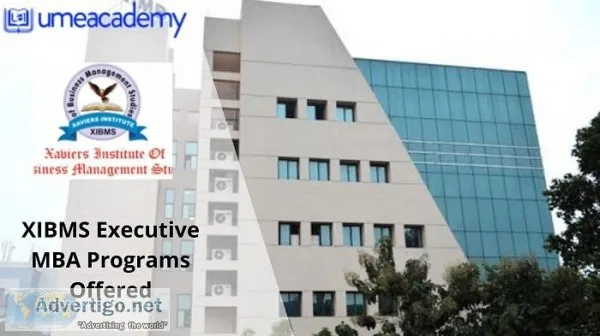 XIBMS Executive MBA Programs Offered