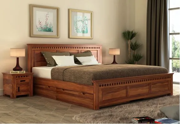 Get the latest designed beds online at woodenstreet