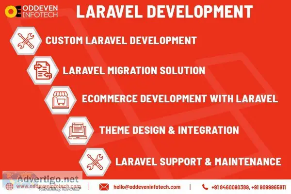 Impressive Laravel Development Services in India  Oddeven Infote