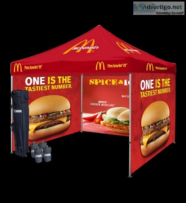 Best Pop Up Tents 10x10  with Graphics  USA