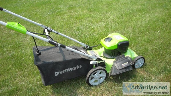 (Lawn Mowers) Greenworks Corded Electric 21&rdquo Lawnmower with