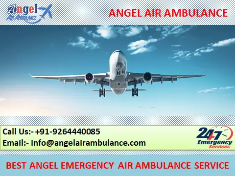 Take Patient Care Air Ambulance Service in Cooch Behar by Angel