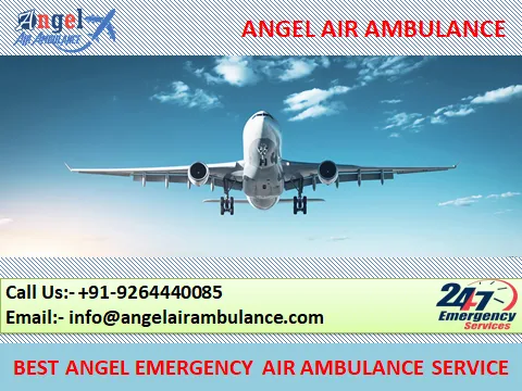 Take Patient Care Air Ambulance Service in Cooch Behar by Angel
