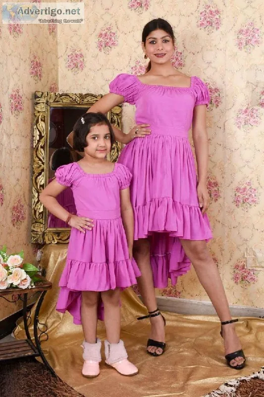 Buy Mother and Daughter Same Dress Online in Ahmedabad