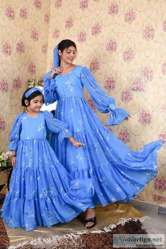 Buy Mother and Daughter Same Dress Online in Ghaziabad