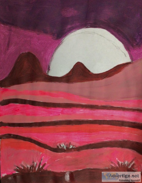 Arizona Autumn Sunset In Desert 4 GG &ndash 8&rdquo x 11&rdquo P