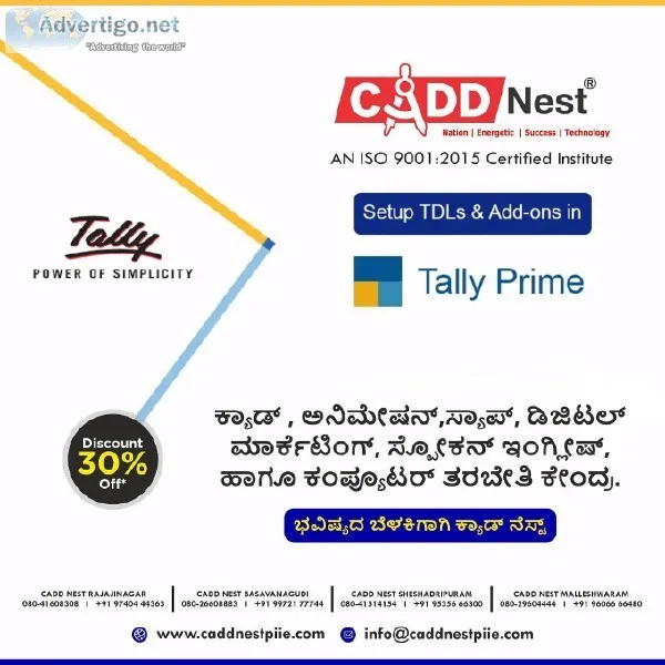 Tally prime advance training classes