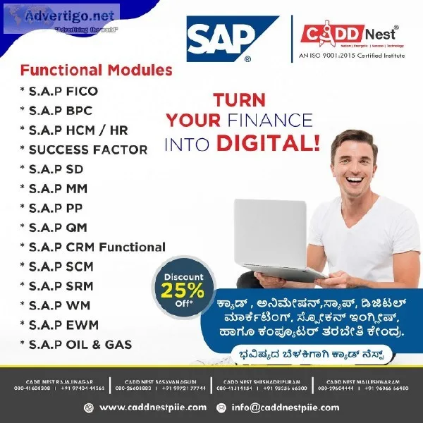 SAP FICO CLASSES ONLINE TRAINING INSTITUTION IN BANGALORE