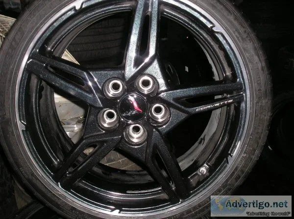 4 corvette wheels and tires