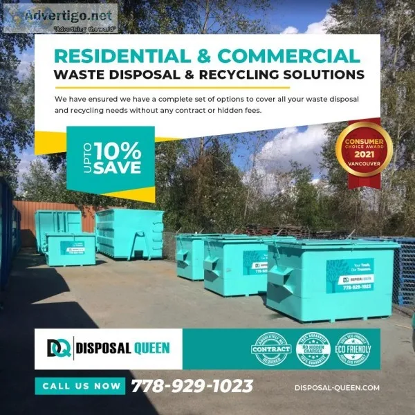 Residential and Commercial Bin Rental Vancouver