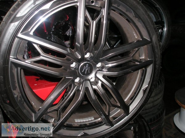 4 21 inch maserati wheels and tires