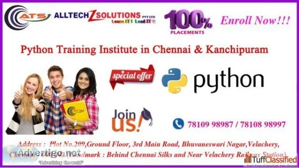Python Training in Chennai and Velachery