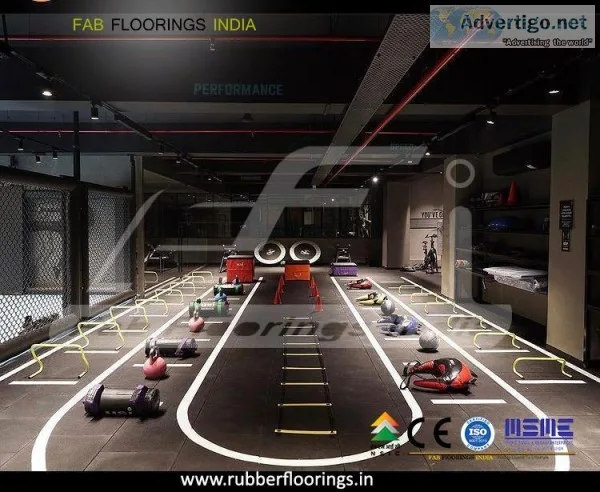 Rubber Flooring  Mats For Gym