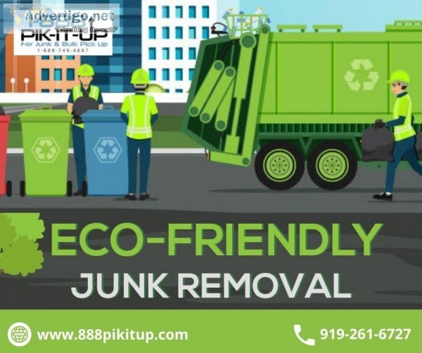 Junk Removal Services  Raleigh  1-888-PIK-IT-UP