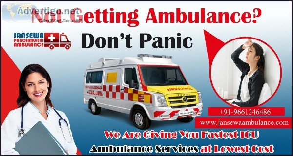 Road Ambulance service in Hajipur by Jansewa Ambulance