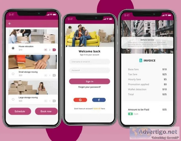 Enable seamless shifting of goods through an uber for movers app