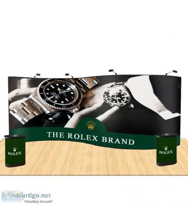 Impressive Quick Fabric Pop Up Displays  Canada