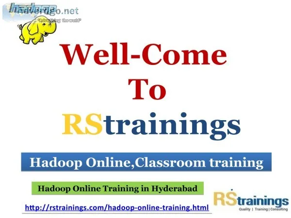 Hadoop training in hyderabad
