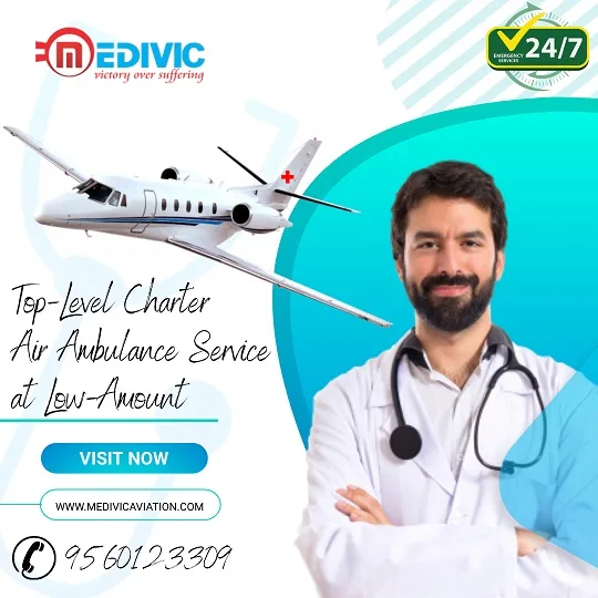 Instantly book top-class air ambulance services in kolkata by me