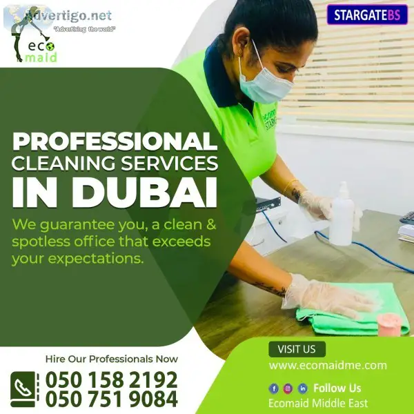 Office cleaning services dubai and maid service -ecomaidme