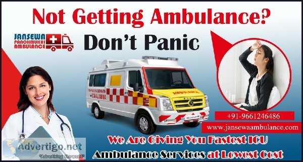 Reliable and Safe Ambulance Services in Dhanbad Jharkhand By Jan