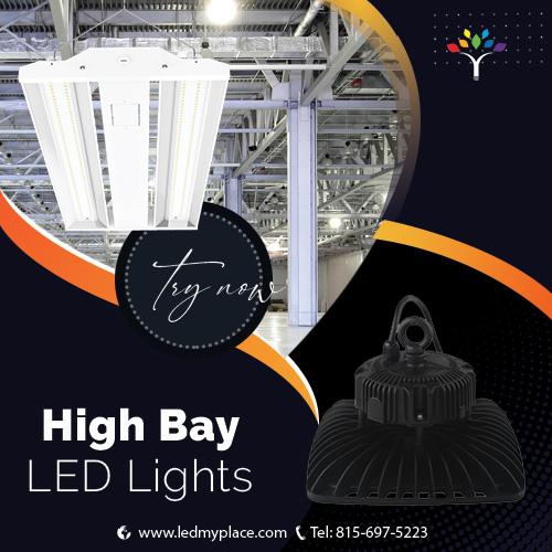 Bay High Bay LED Lights for warehouse and industrial facility